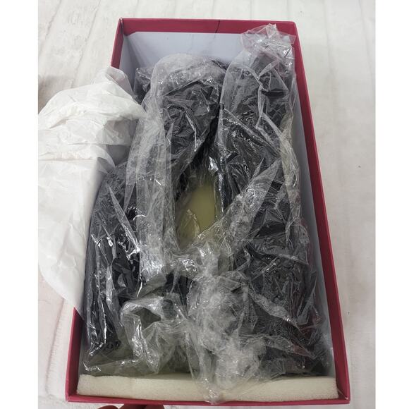 Vaneli Square Toe Heels in Black Suede - Size 9.5 W - NEW - Picture 9 of 9